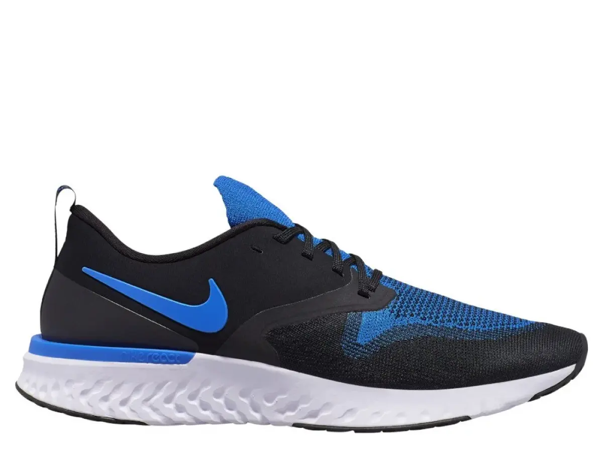 Nike Odyssey React Flyknit 2 M Сине-Черные