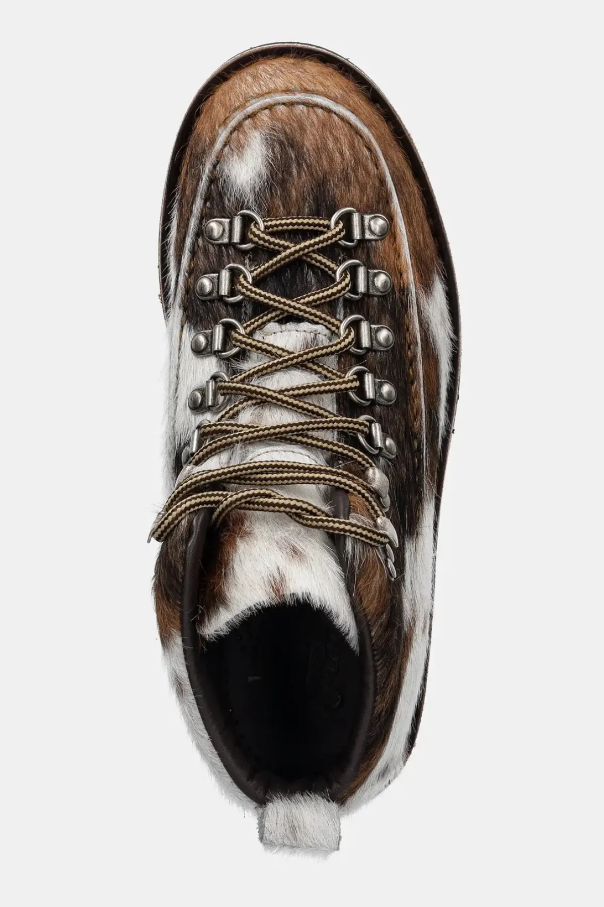 Кожаные полусапоги Fracap Magnifico M60 цвет коричневый на плоском ходу MAGNIFICO.M60.MUCCA