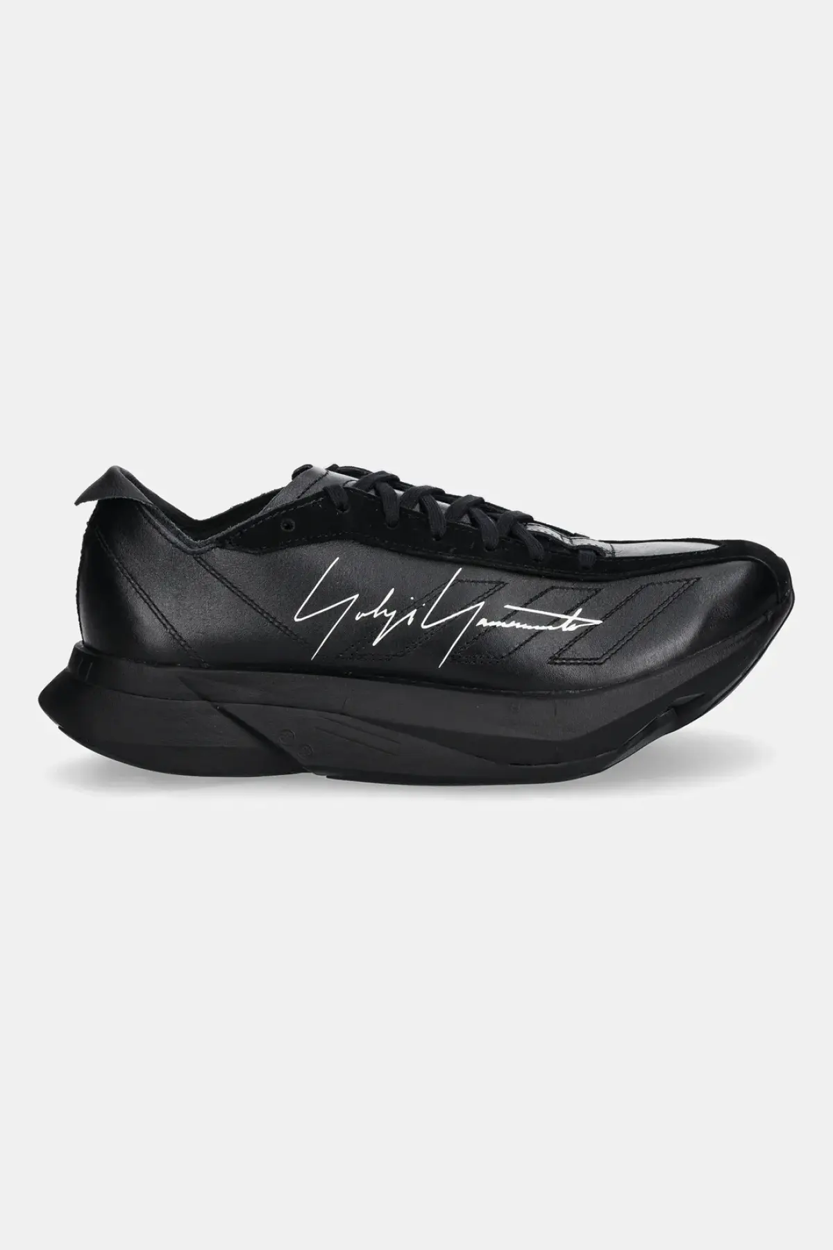 Кожаные кроссовки Y-3 Adios Pro 3 Lx цвет чёрный