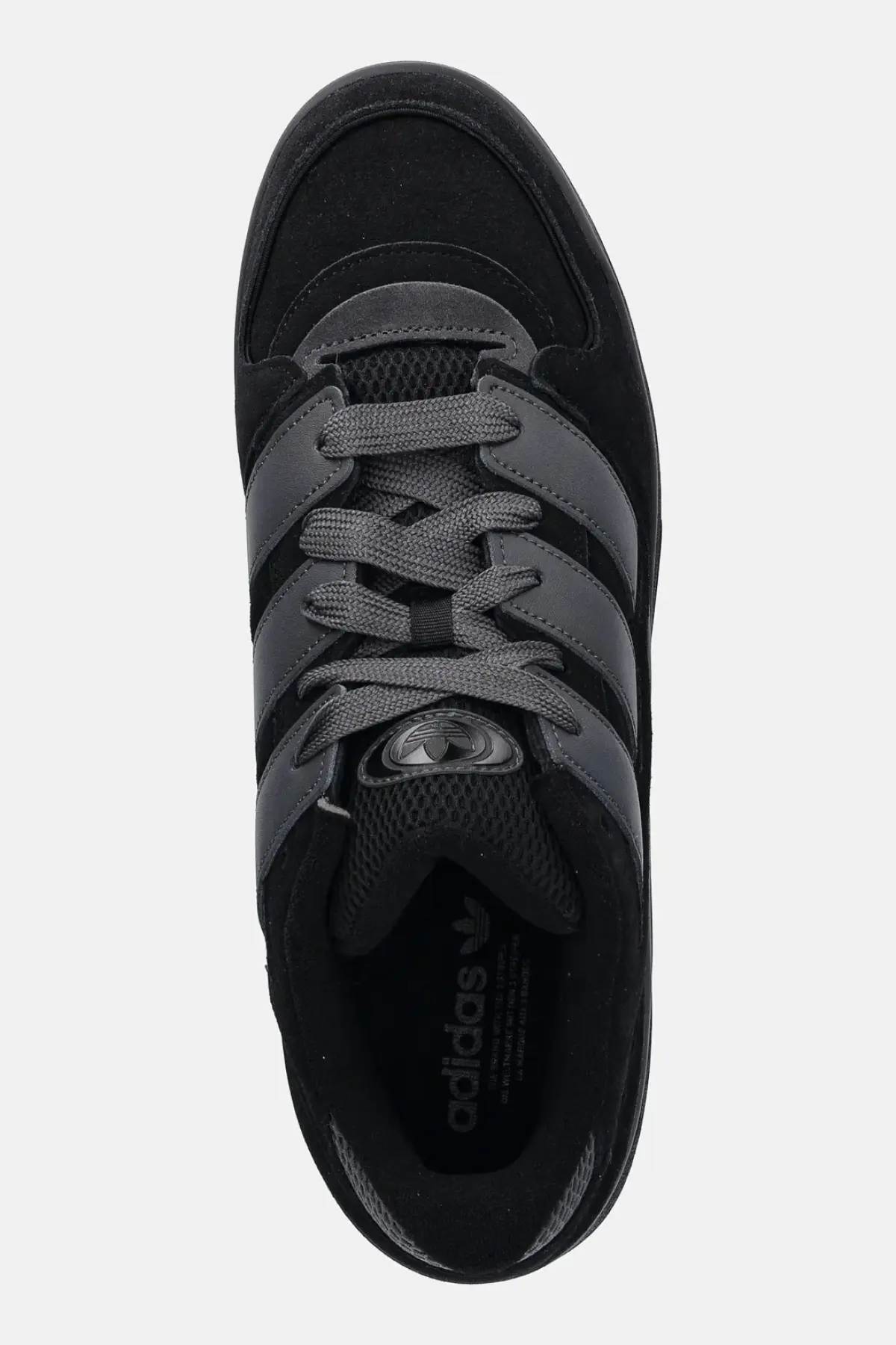 Замшевые кроссовки adidas Originals Forum2000 цвет чёрный