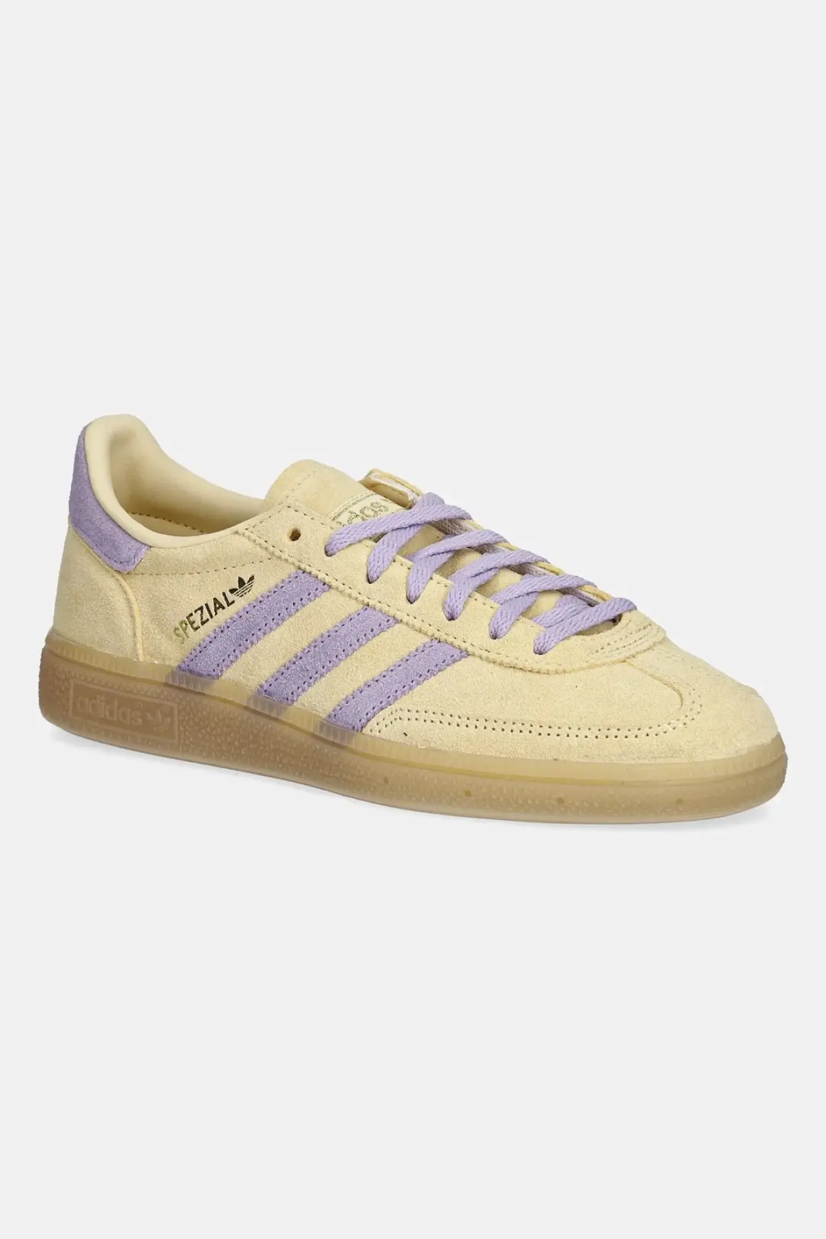 Замшевые кроссовки adidas Originals Handball Spezial W цвет жёлтый