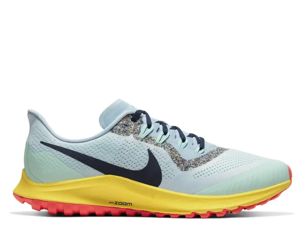 Nike Air Zoom Pegasus 36 Trail M Голубо-Желтые