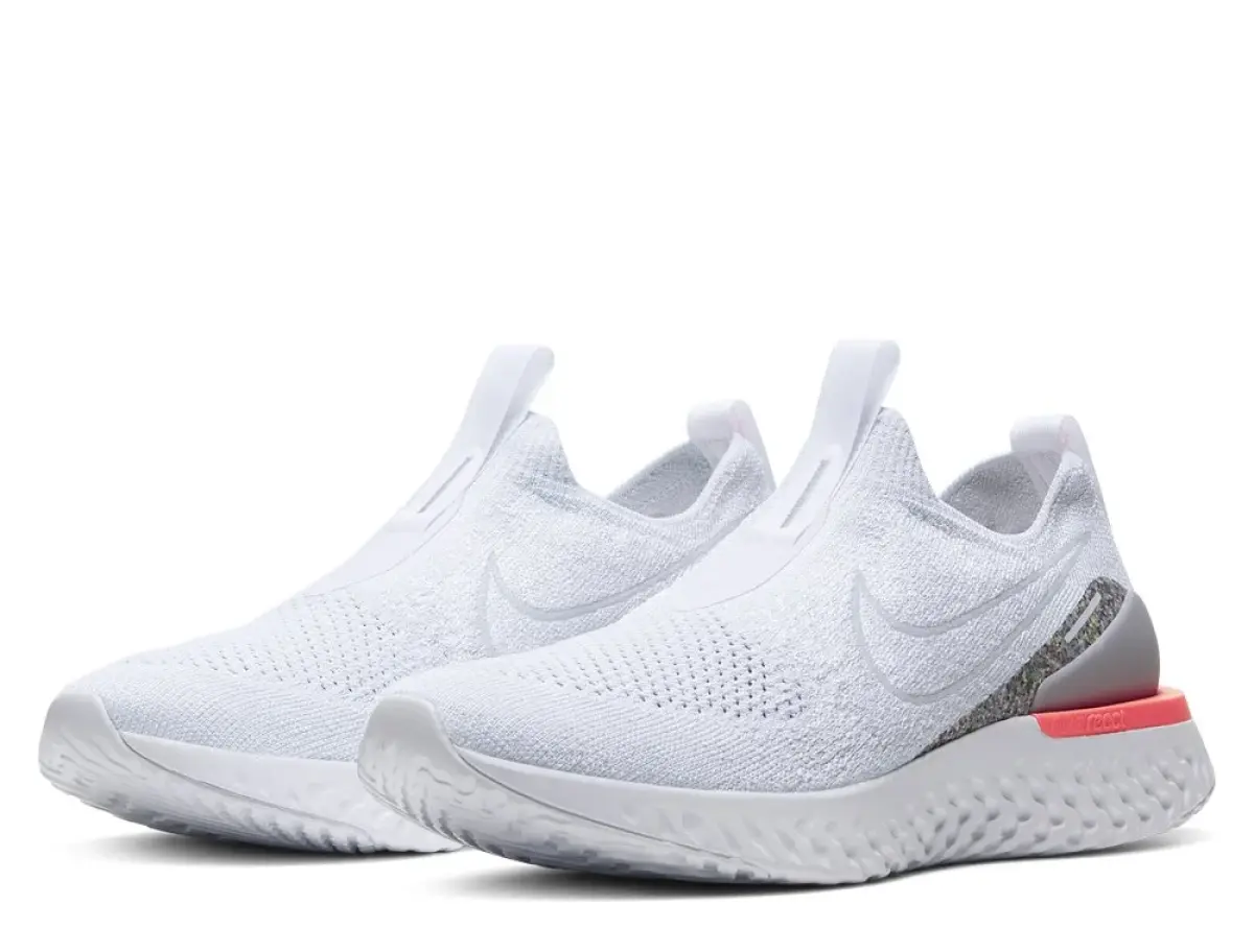 NIKE EPIC PHANTOM REACT FLYKNIT W Бело-Серые