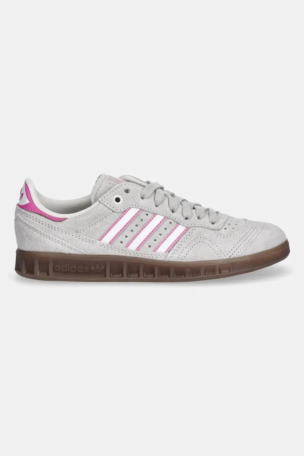 Замшевые кроссовки adidas Originals Handball Top RM цвет серый