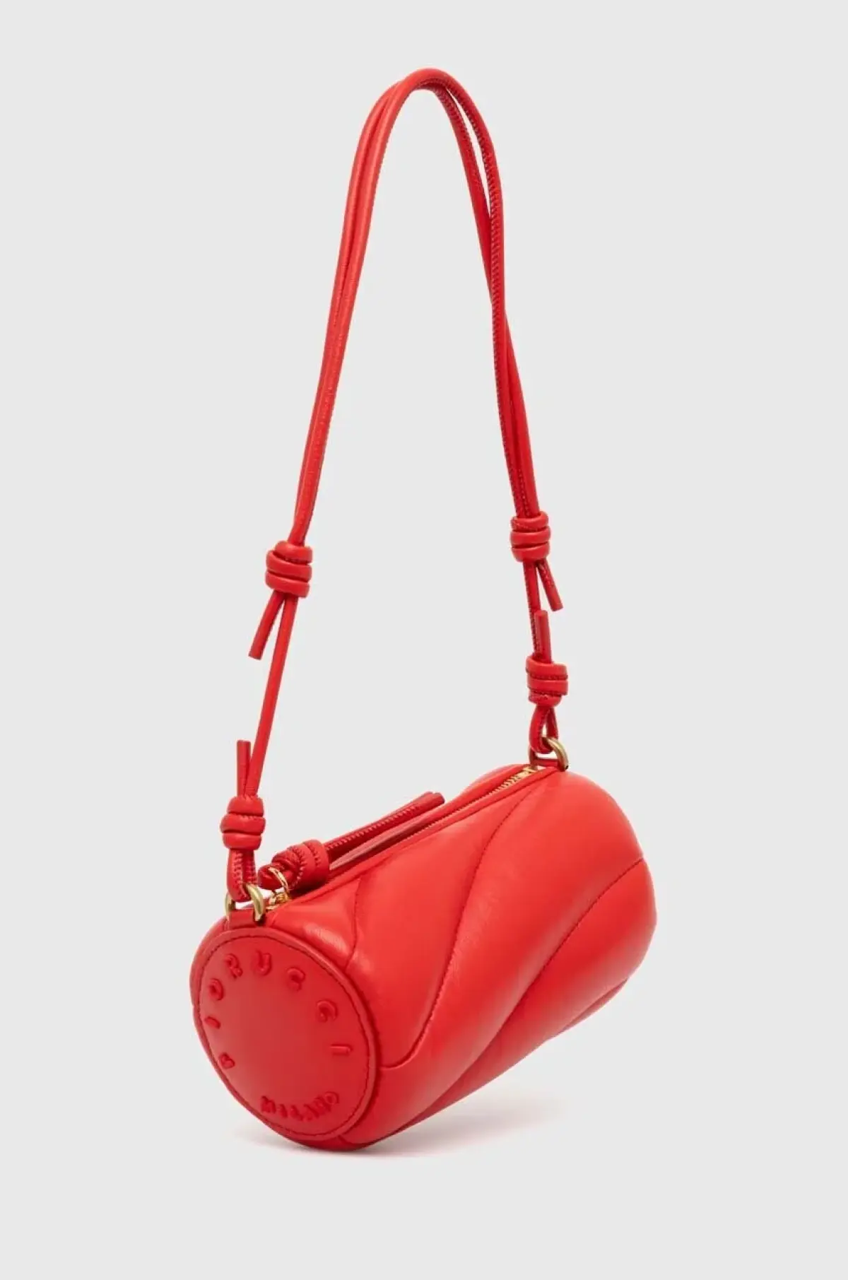 Кожаная сумочка Fiorucci Mini Mella цвет красный
