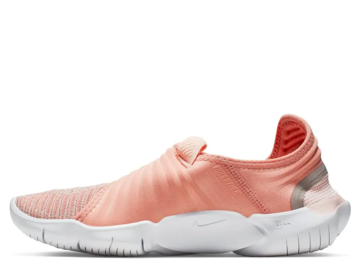 Nike Free RN Flyknit 3.0 W Бело-Розовые
