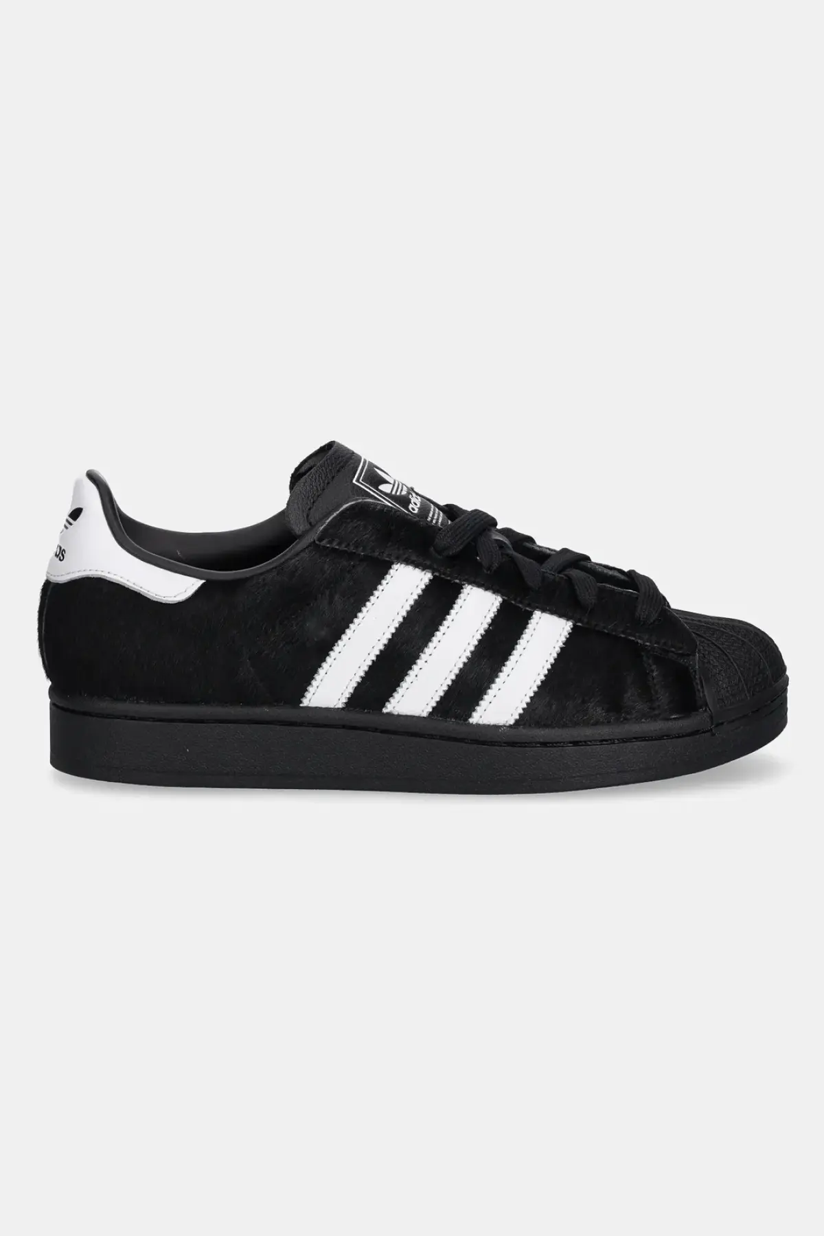 Кожаные кроссовки adidas Originals Superstar II W женские цвет чёрный