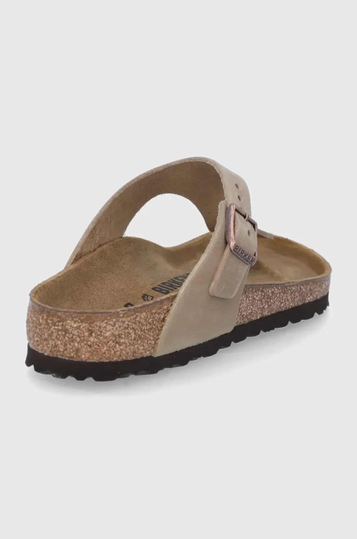 Вьетнамки из нубука Birkenstock Gizeh цвет коричневый
