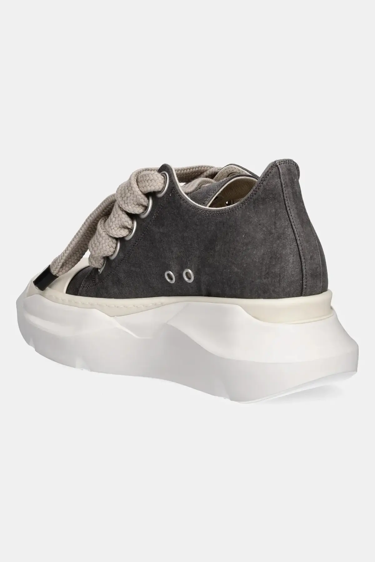 Кеды Rick Owens DRKSHDW Jumbo Laces Abstract Low Sneak цвет серый DS01E3845.SCFW2