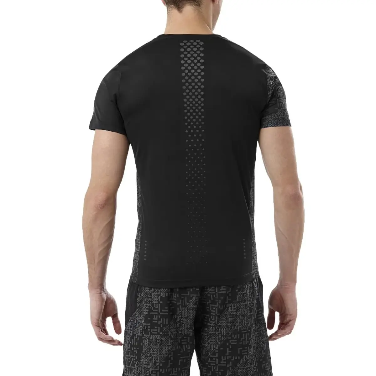 Asics Lite-Show Short Sleeve Top M Серо-Czarna