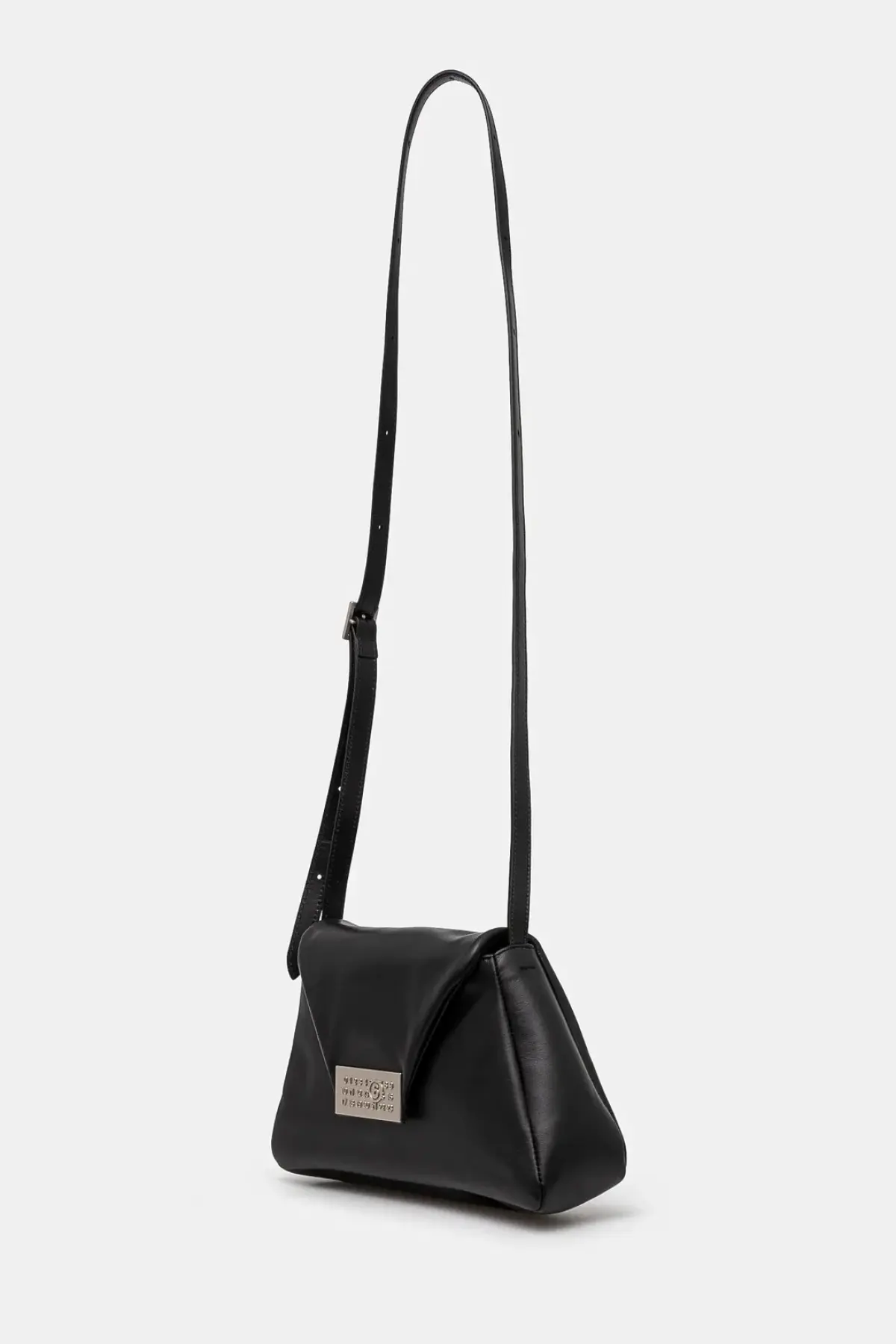 Кожаная сумочка MM6 Maison Margiela цвет чёрный