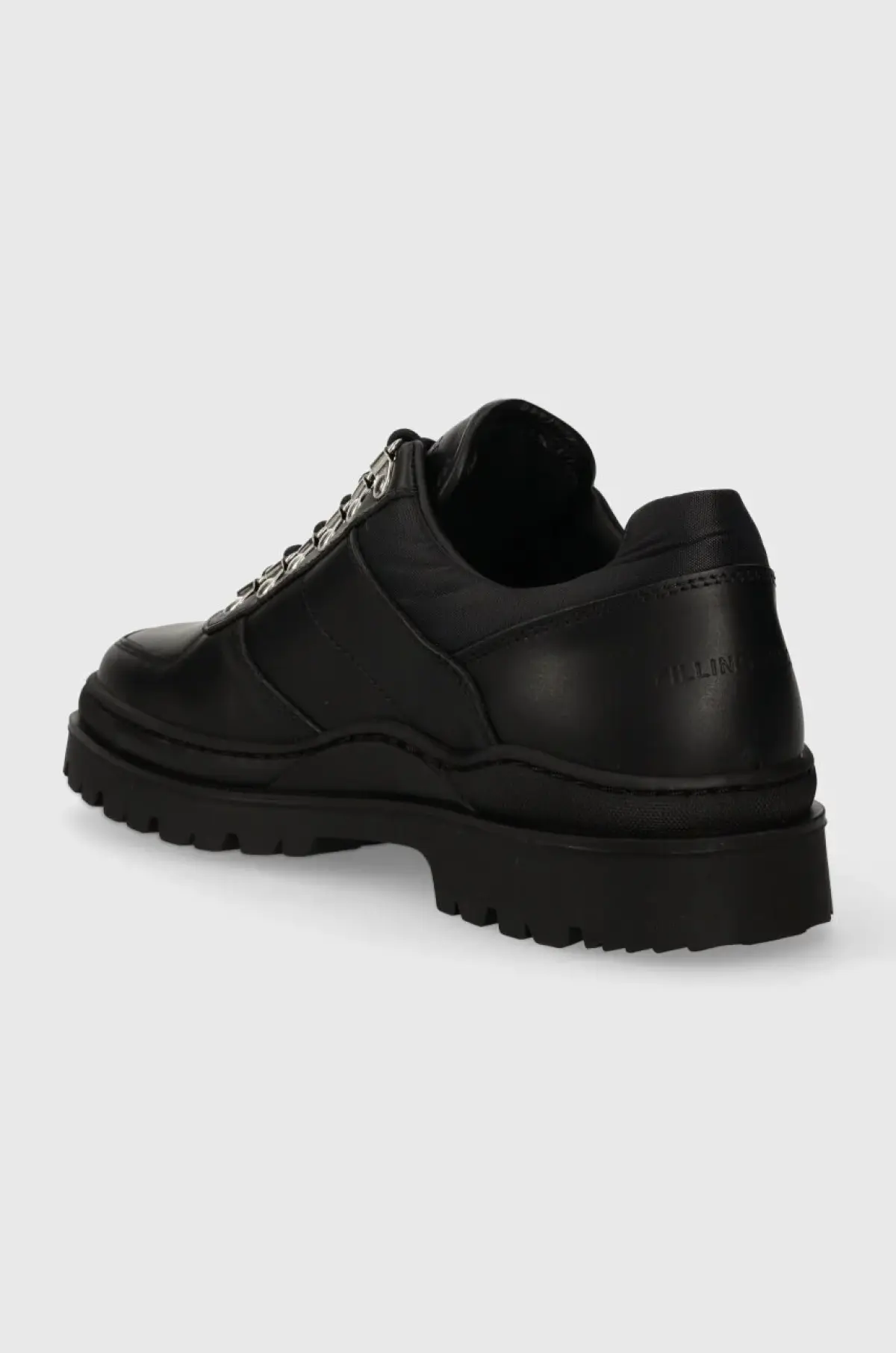 Кожаные туфли Filling Pieces Mountain Trail мужские цвет чёрный