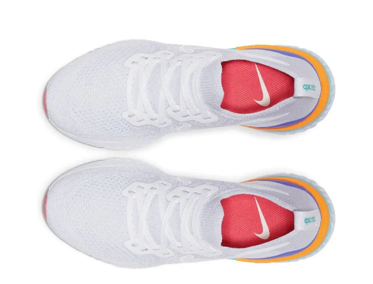 Nike Epic React Flyknit 2 W Multikolor-Белые