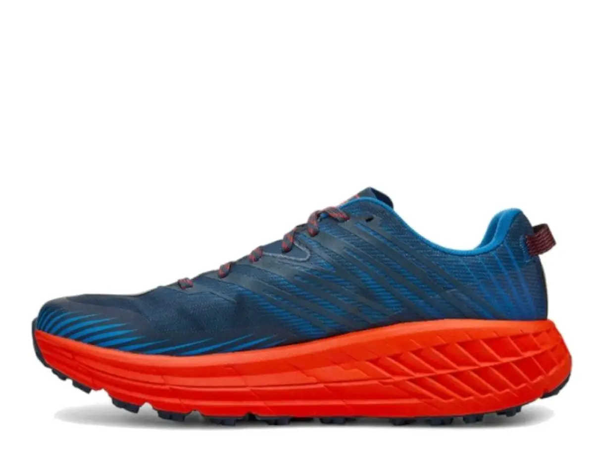 Hoka Speedgoat 4 M Сине-Оранжевые