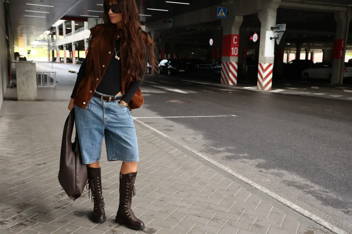Жилет Tassha Yu Waisted Vest Wet Wood