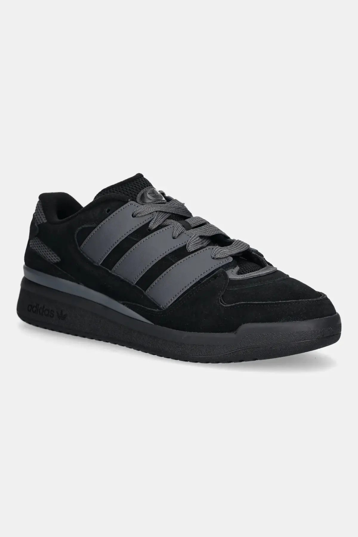Замшевые кроссовки adidas Originals Forum2000 цвет чёрный