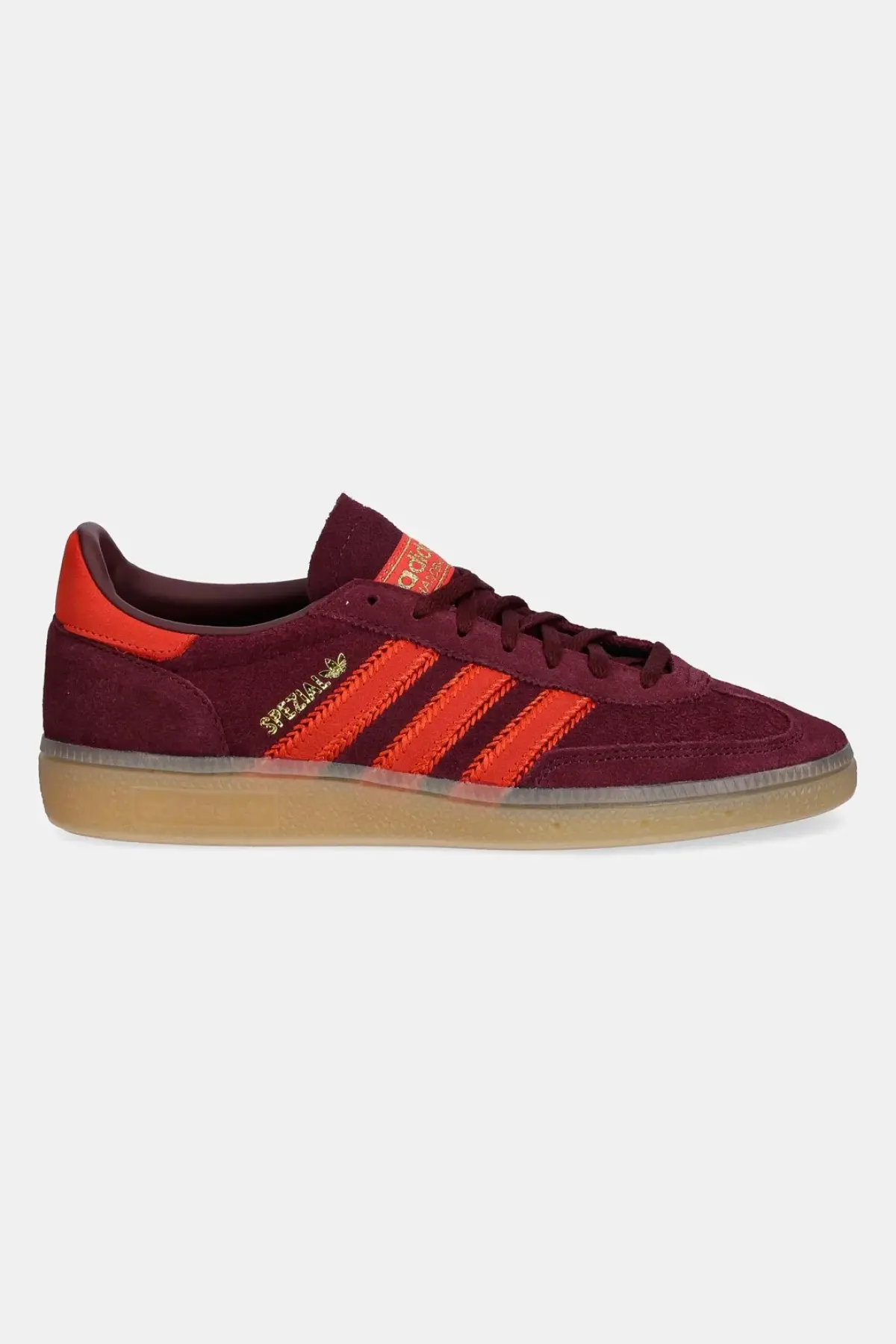 Замшевые кроссовки adidas Originals Handball Spezial W цвет бордовый