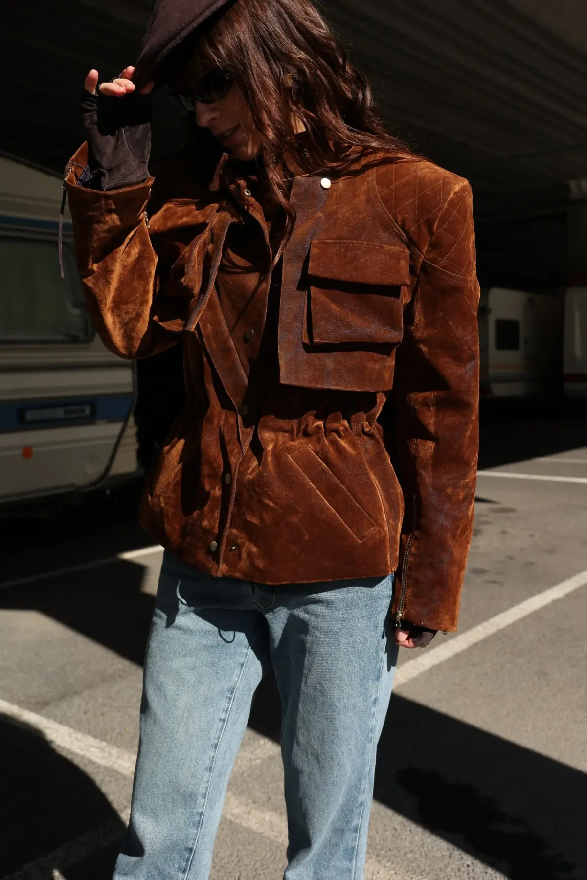 Жакет Tassha Yu Shortcut Jacket Wet Wood
