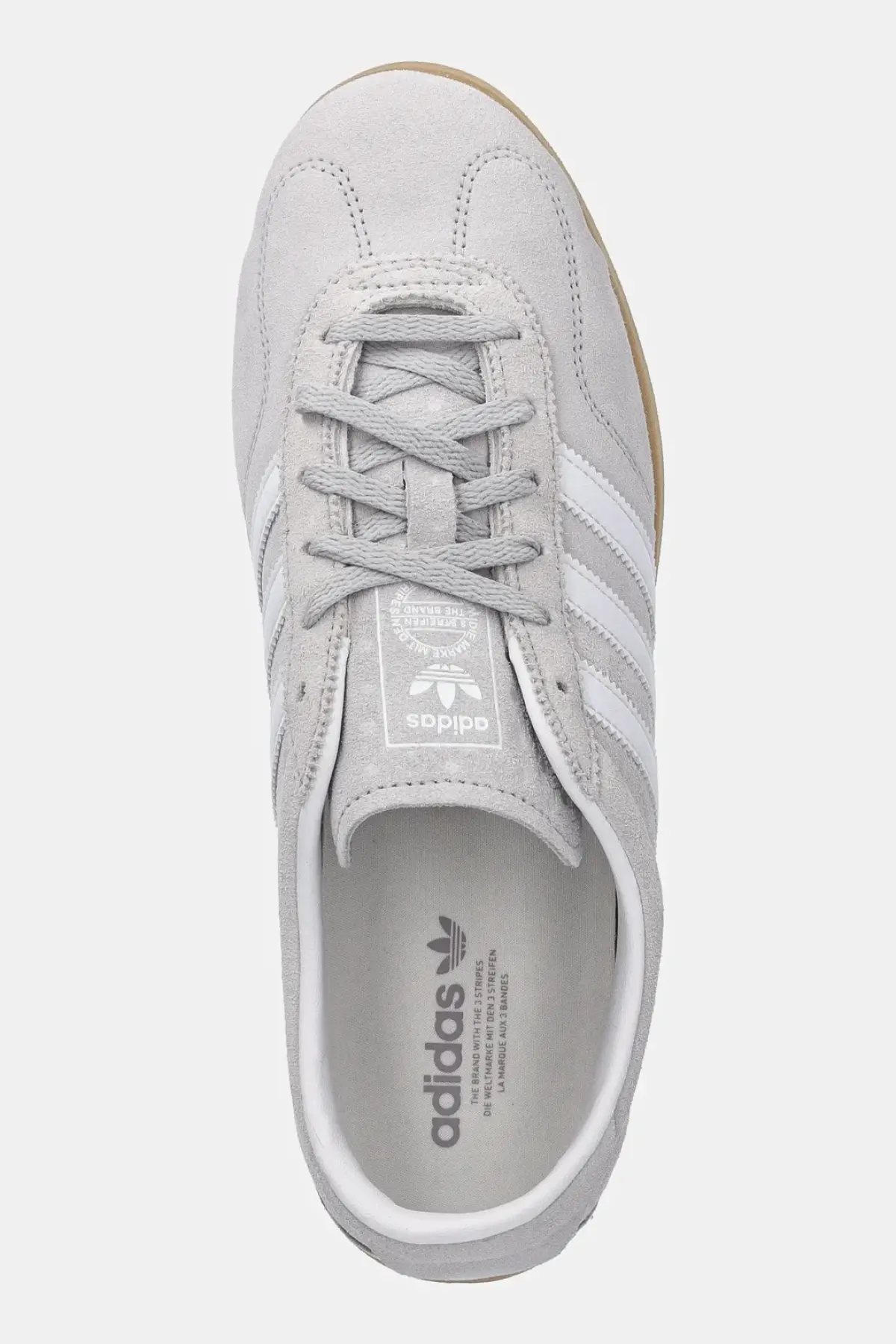 Замшевые кроссовки adidas Originals Gazelle LO Pro W цвет серый
