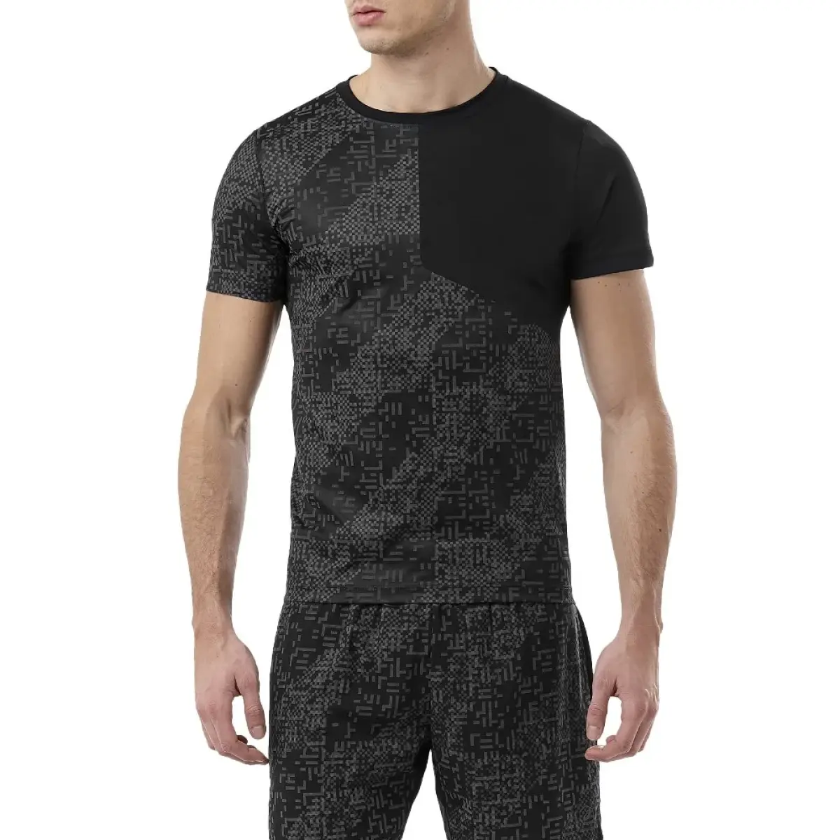 Asics Lite-Show Short Sleeve Top M Серо-Czarna