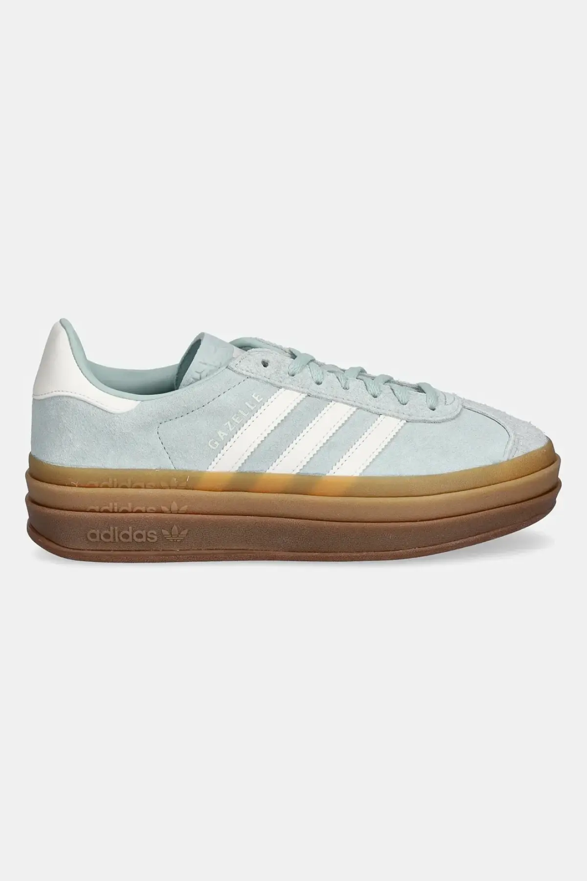 Замшевые кроссовки adidas Originals Gazelle Bold W цвет бирюзовый
