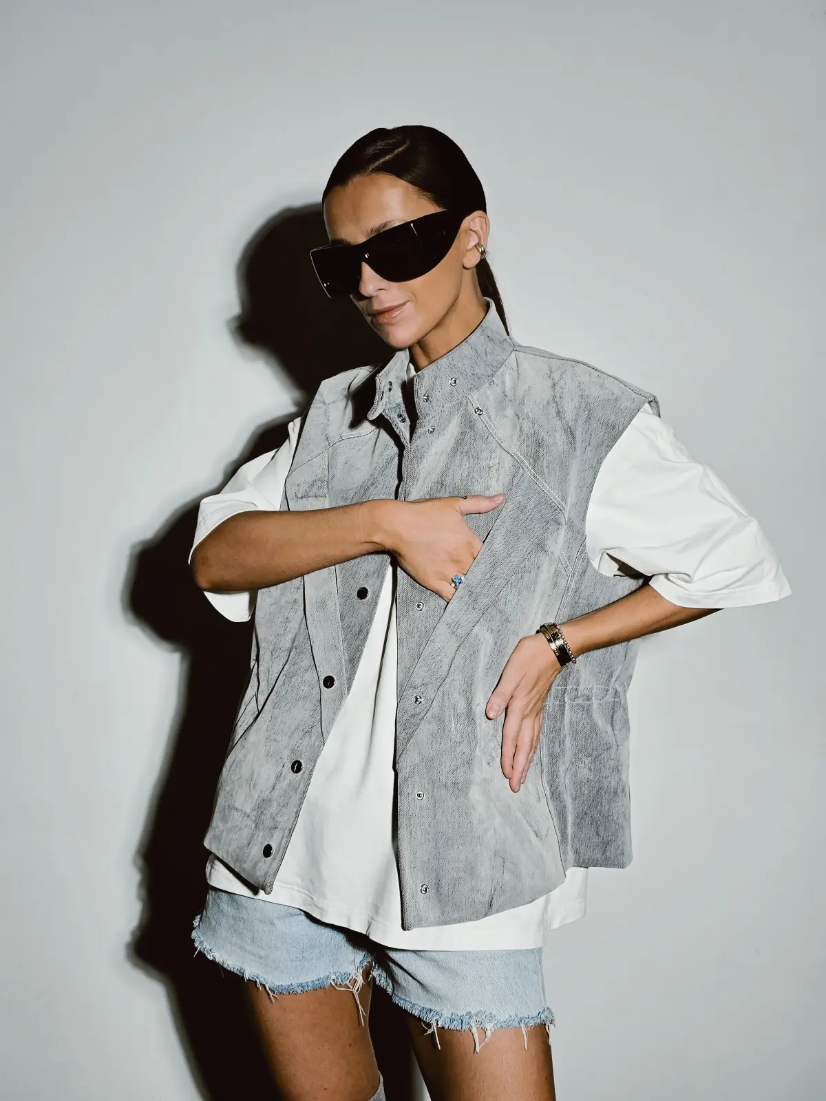 Жилет Tassha Yu Waisted Vest Autumn Sky
