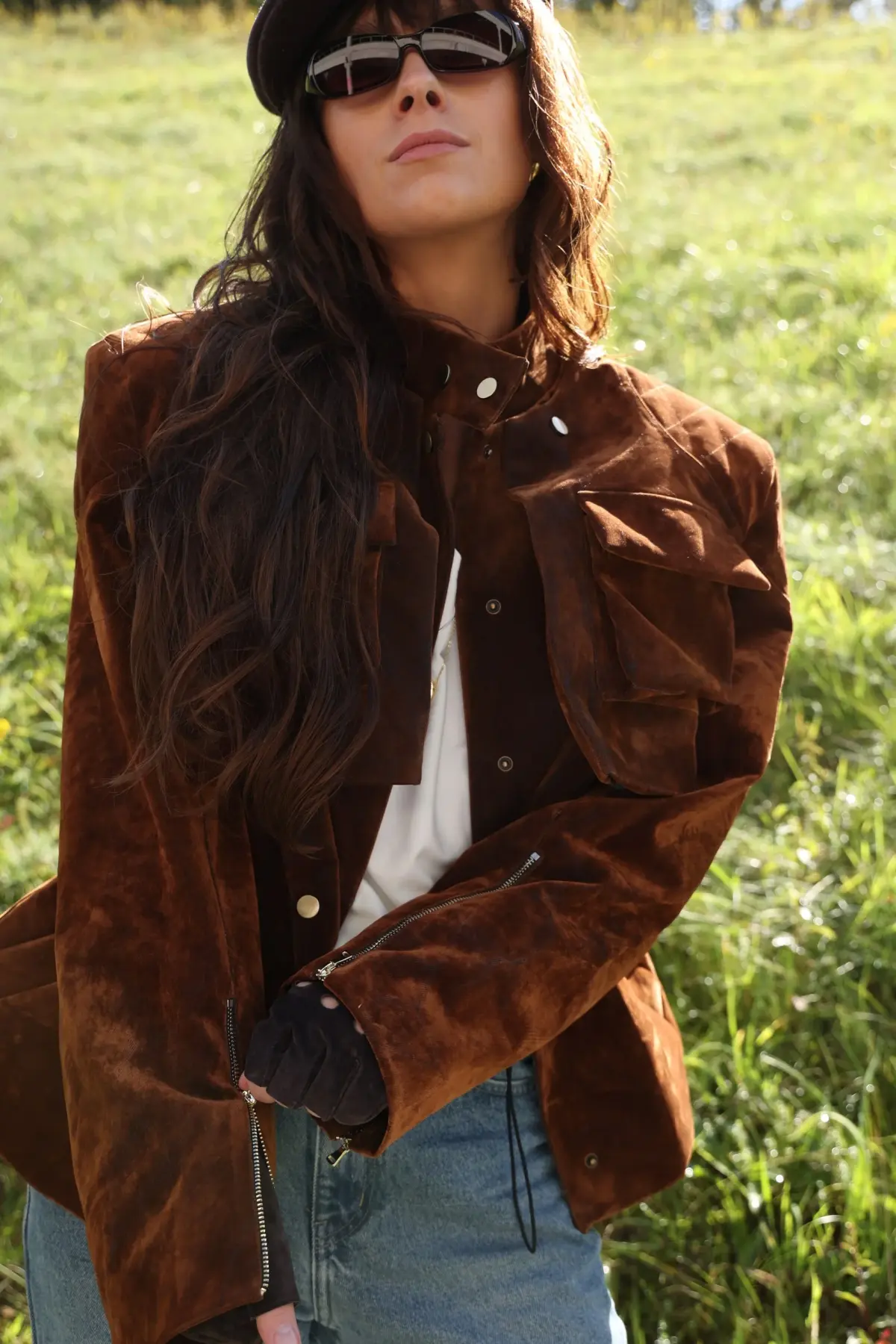Жакет Tassha Yu Shortcut Jacket Wet Wood