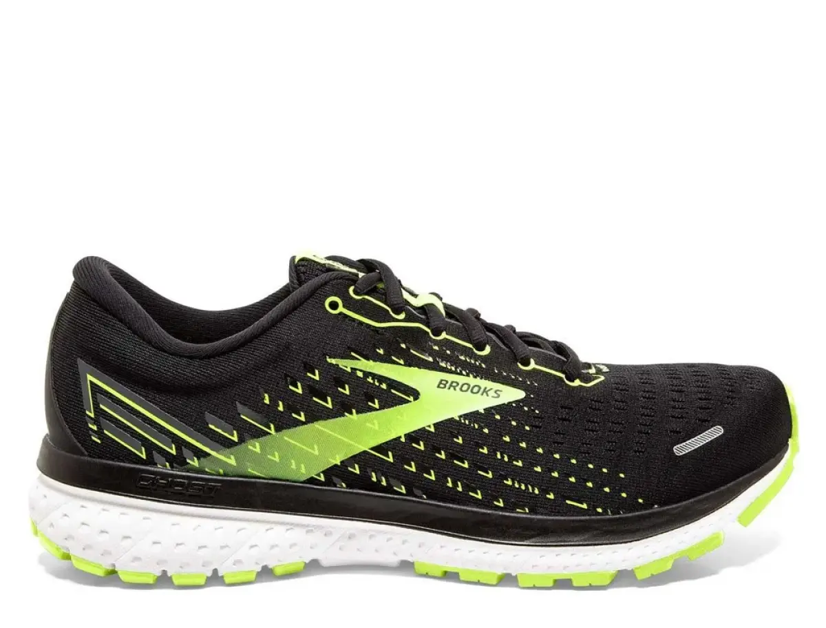 Brooks Ghost 13 Wide M Черно-Limonkowe