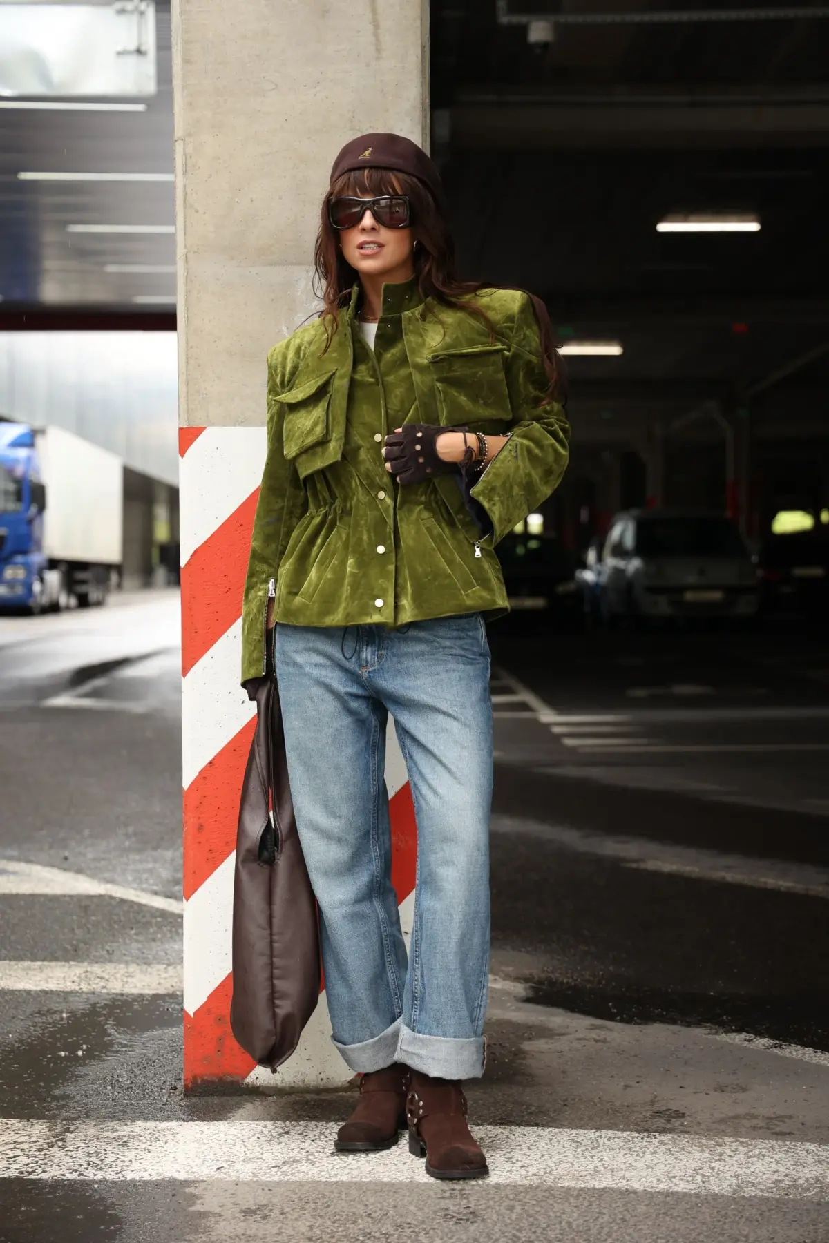Жилет Tassha Yu Waisted Vest Emerald Moss