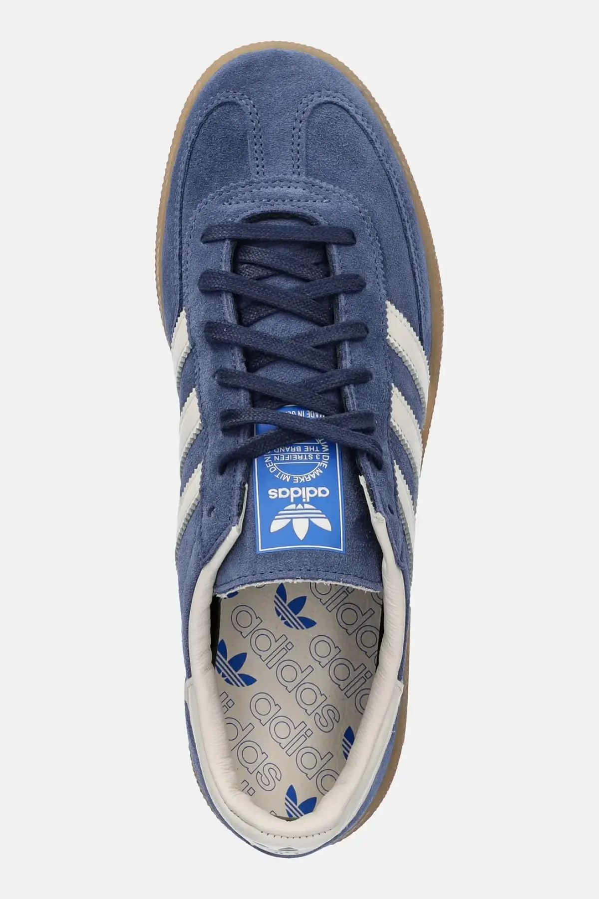 Замшевые кроссовки adidas Originals Handball Spezial Mig цвет синий