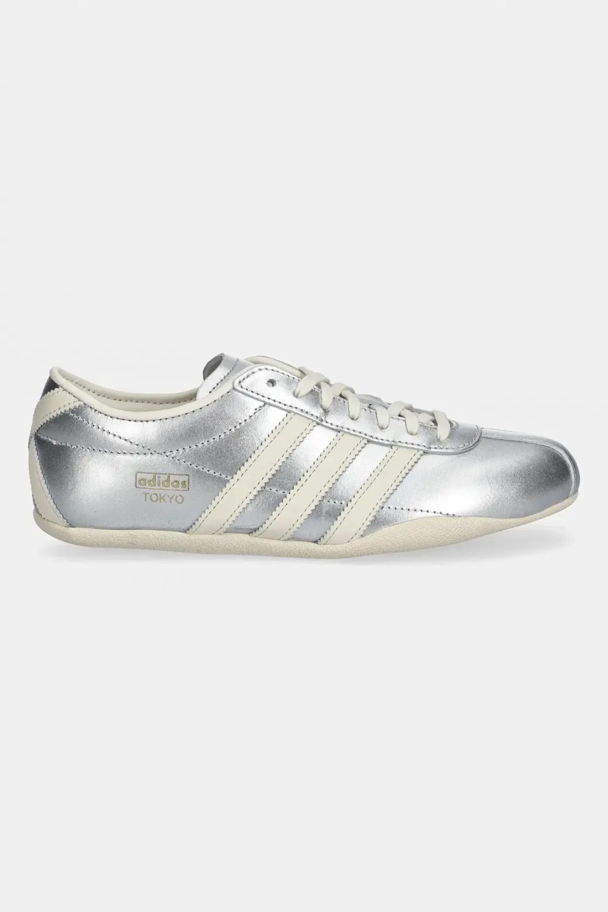 Кожаные кроссовки adidas Originals Tokyo W цвет серебрянный