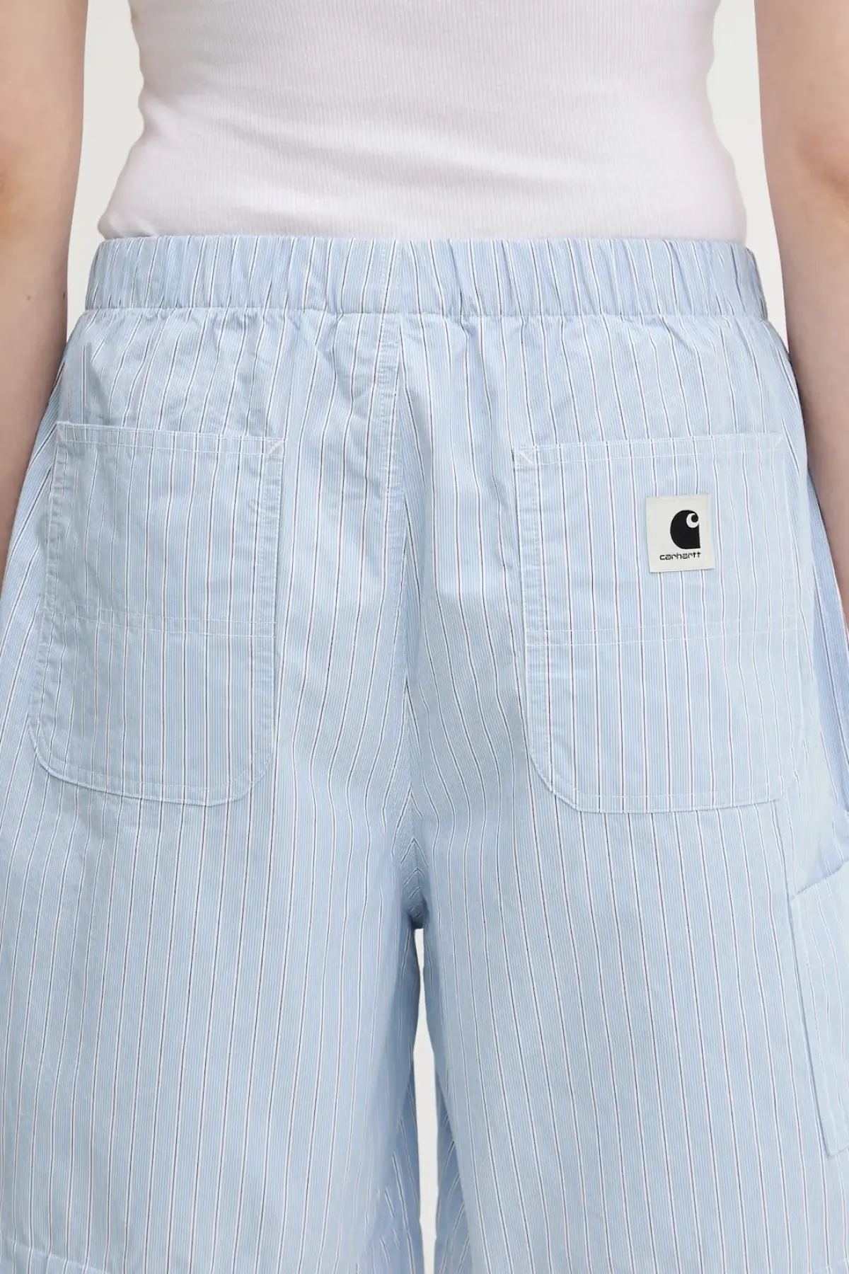 Хлопковые шорты Carhartt WIP Nota Short узор высокая посадка I034554