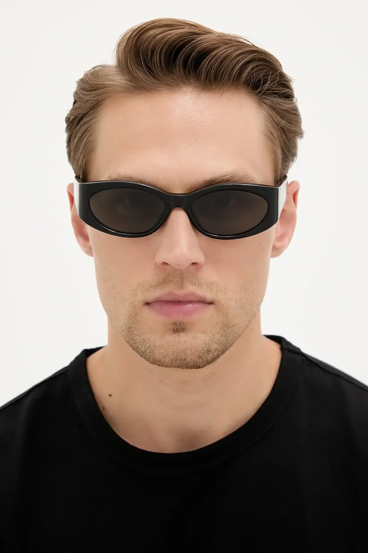 Солнцезащитные очки Jacquemus OVALO цвет чёрный