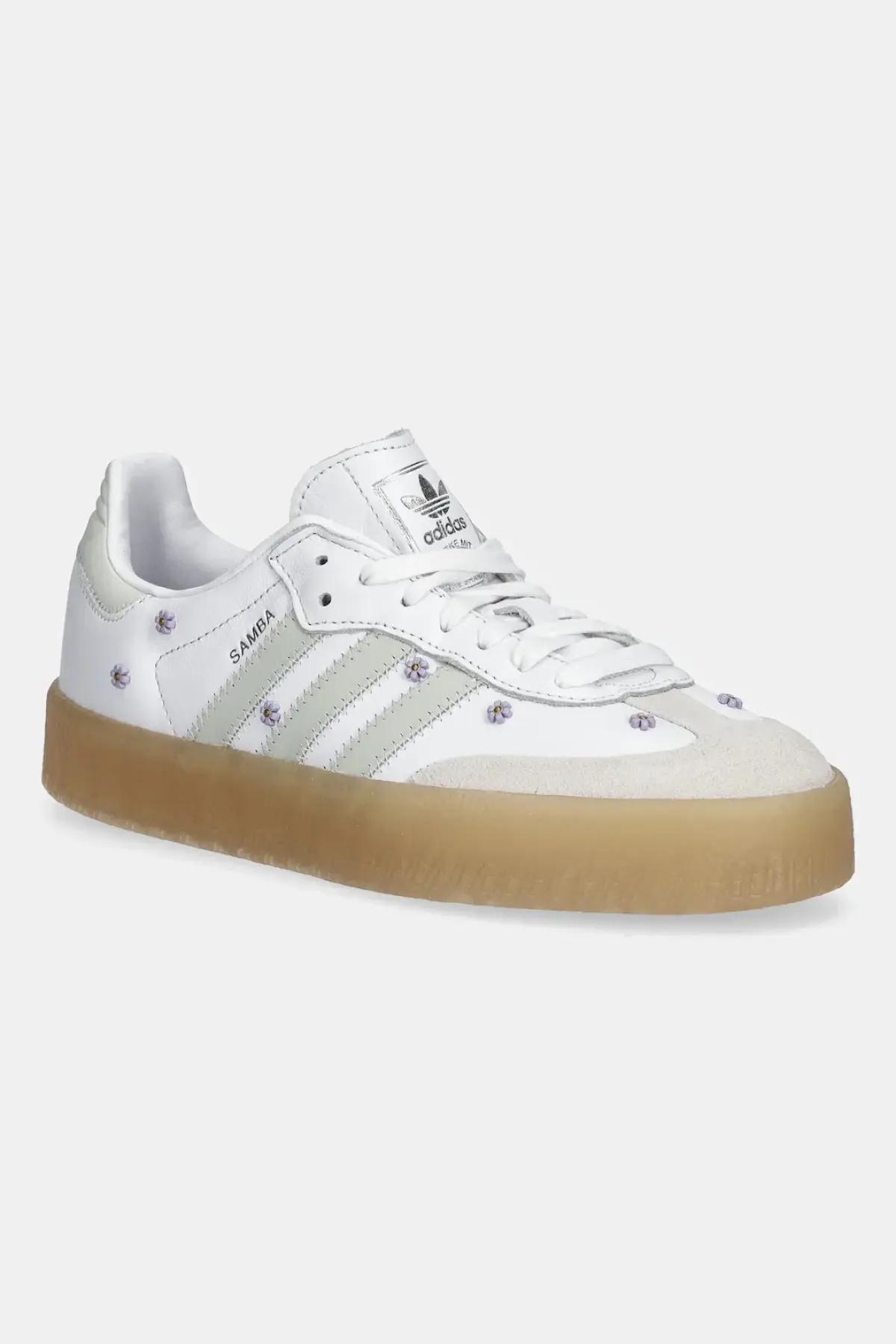 Кожаные кроссовки adidas Originals Sambae W цвет белый