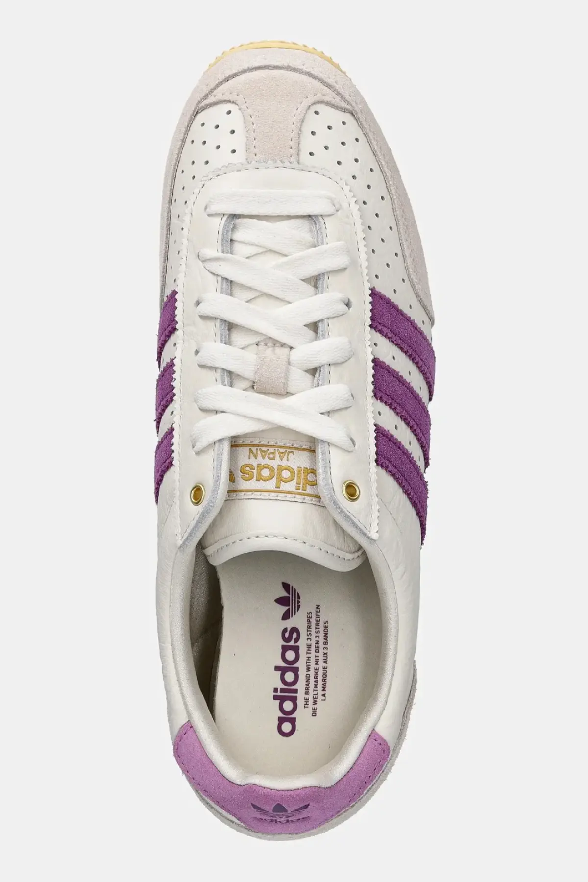 Кожаные кроссовки adidas Originals Japan W цвет бежевый
