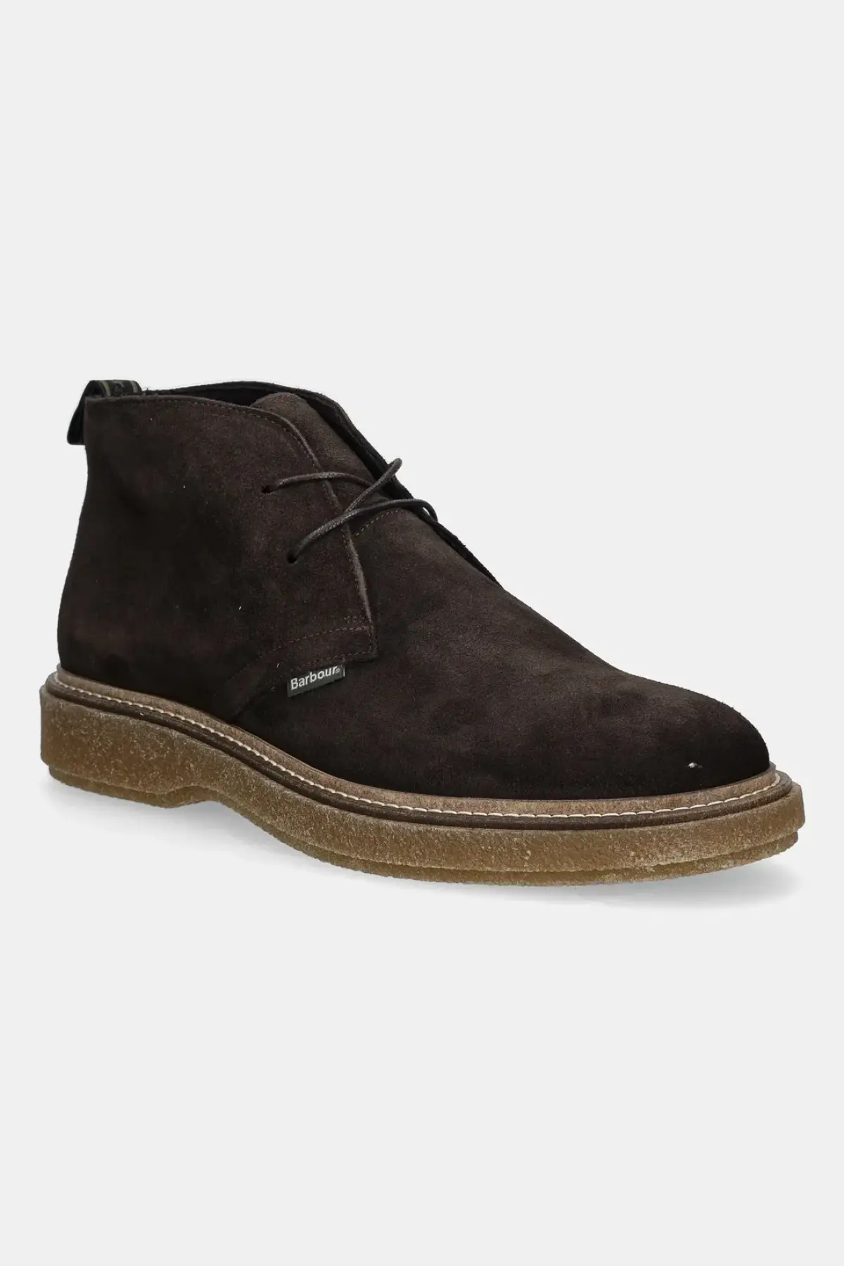 Замшевые кроссовки Barbour Blaine цвет коричневый