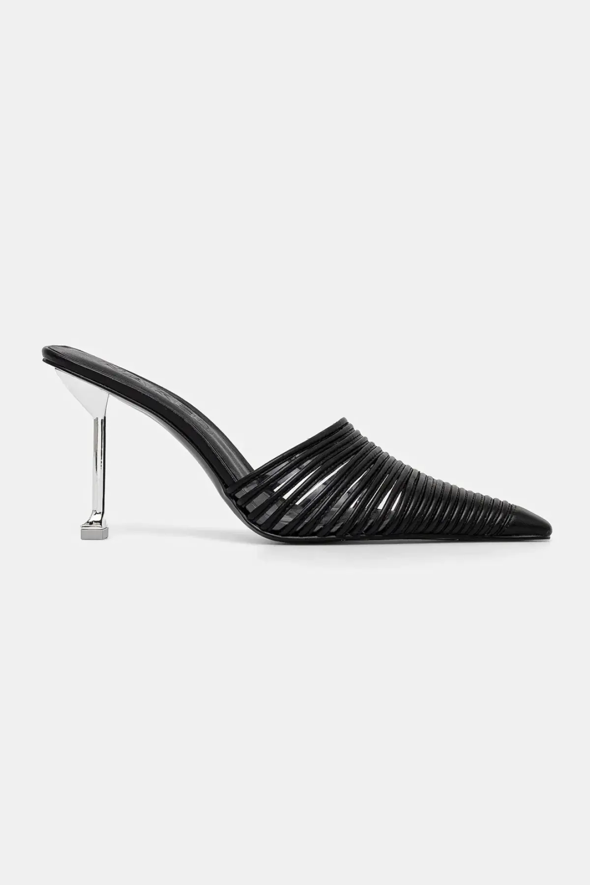 Кожаные туфли Naked Wolfe Chromed цвет чёрный Chromed Black Leather