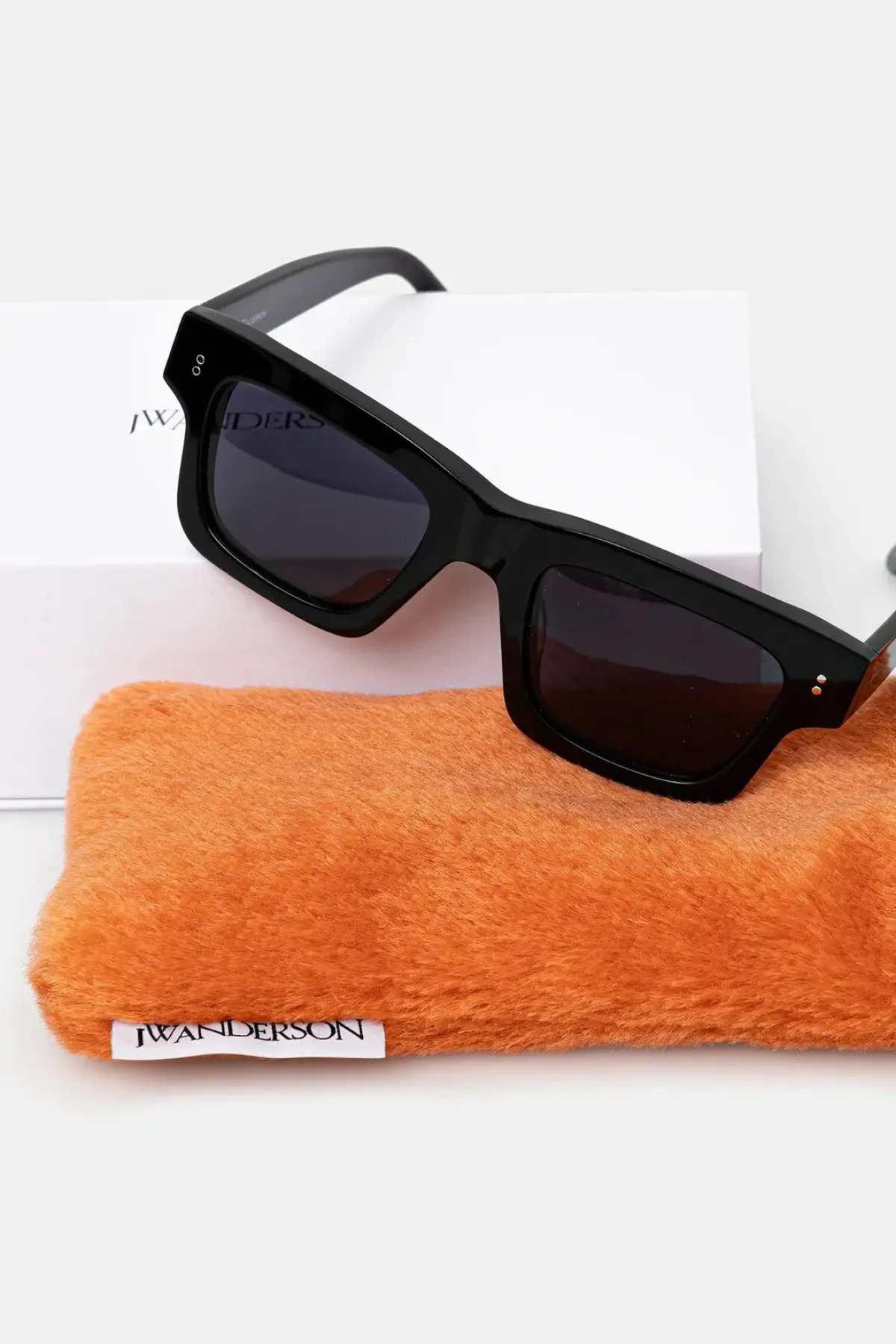 Солнцезащитные очки JW Anderson Jwa02 Rectangle цвет чёрный EW0007.FA0426.999