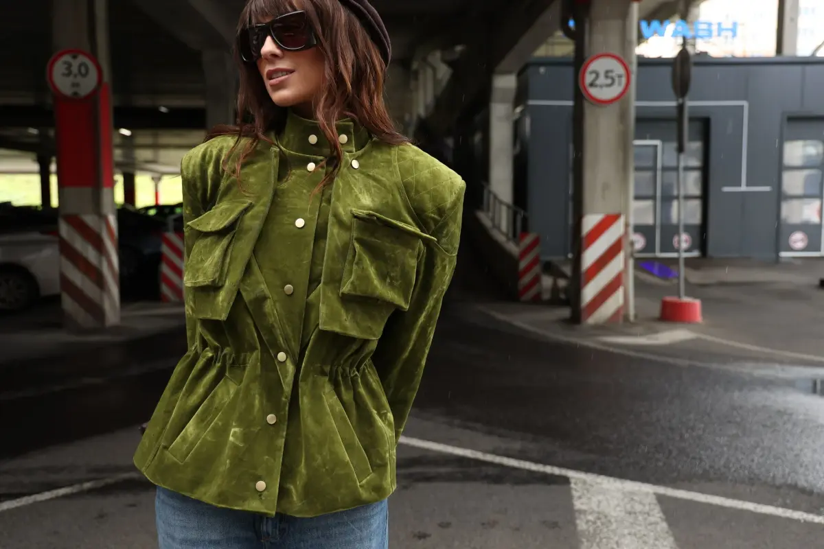Жакет Tassha Yu Shortcut Jacket Emerald Moss