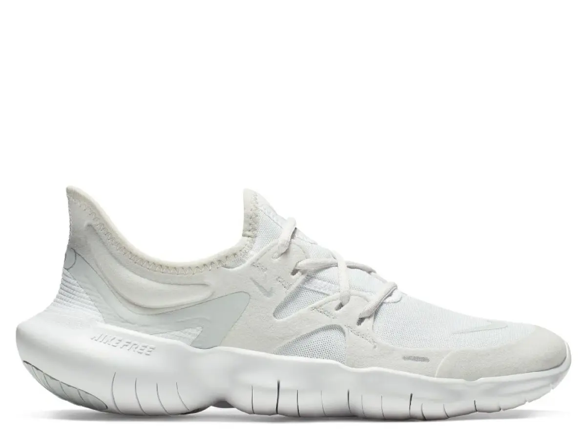 Nike Free RN 5.0 W Платиново-Белые