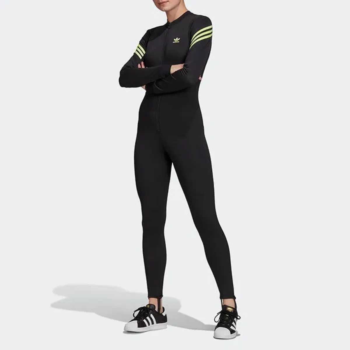 Kombinezon damski adidas Originals Swarovski Electric Tech Stage Suit