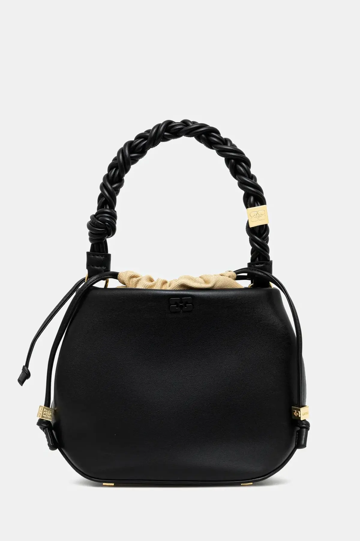 Сумочка GANNI Bou Bucket Bag цвет чёрный