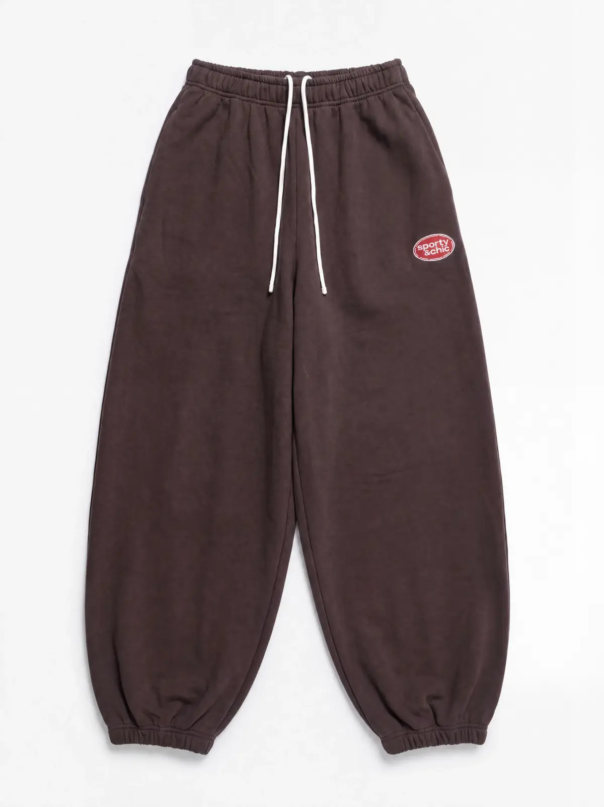 Tassha Yu S&C Game Needs Me Sweatpants Brown