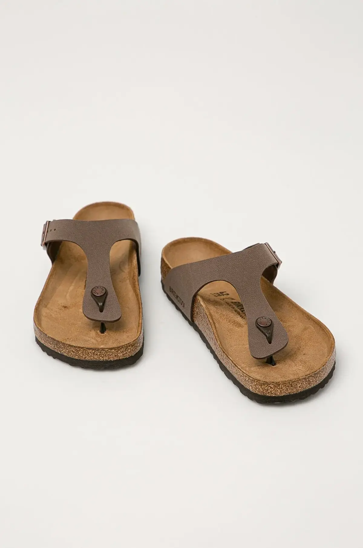 Вьетнамки Birkenstock Gizeh мужские цвет коричневый 43751.M