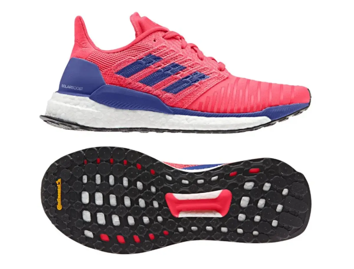adidas SolarBoost W Сине-Коралловые