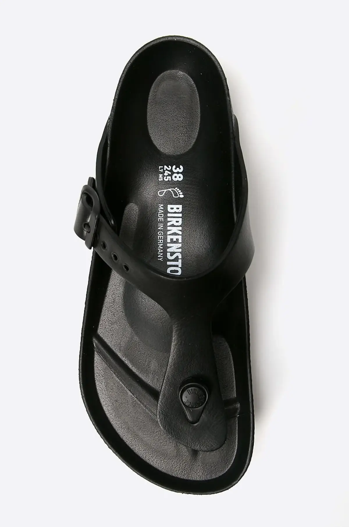 Вьетнамки Birkenstock Gizeh Eva цвет чёрный