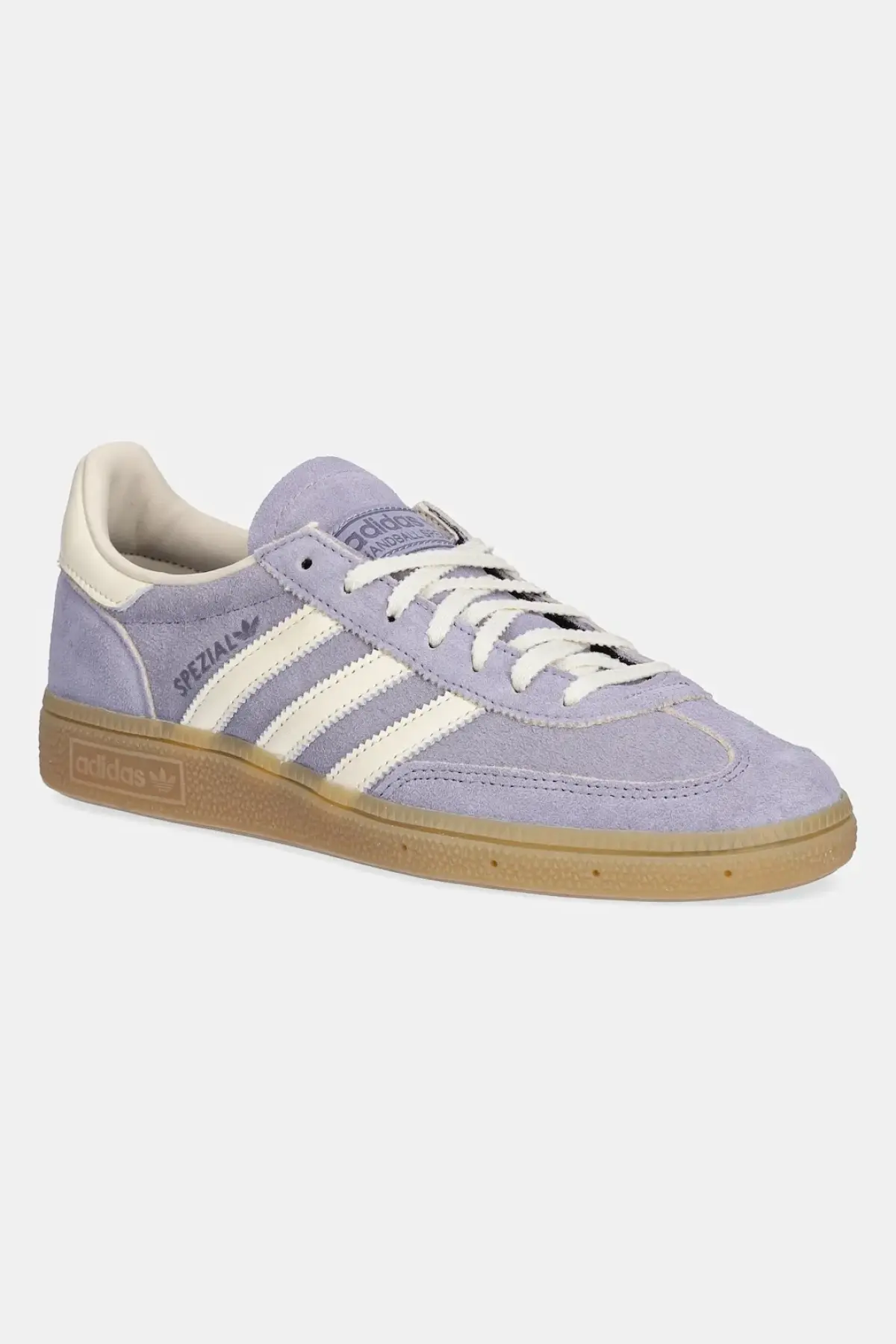 Кожаные кроссовки adidas Originals Handball Spezial W цвет фиолетовый