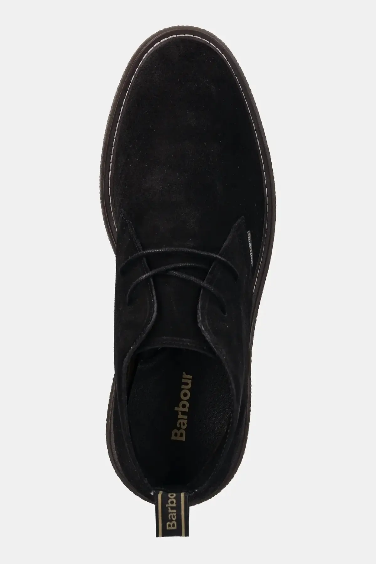 Замшевые кроссовки Barbour Blaine цвет чёрный