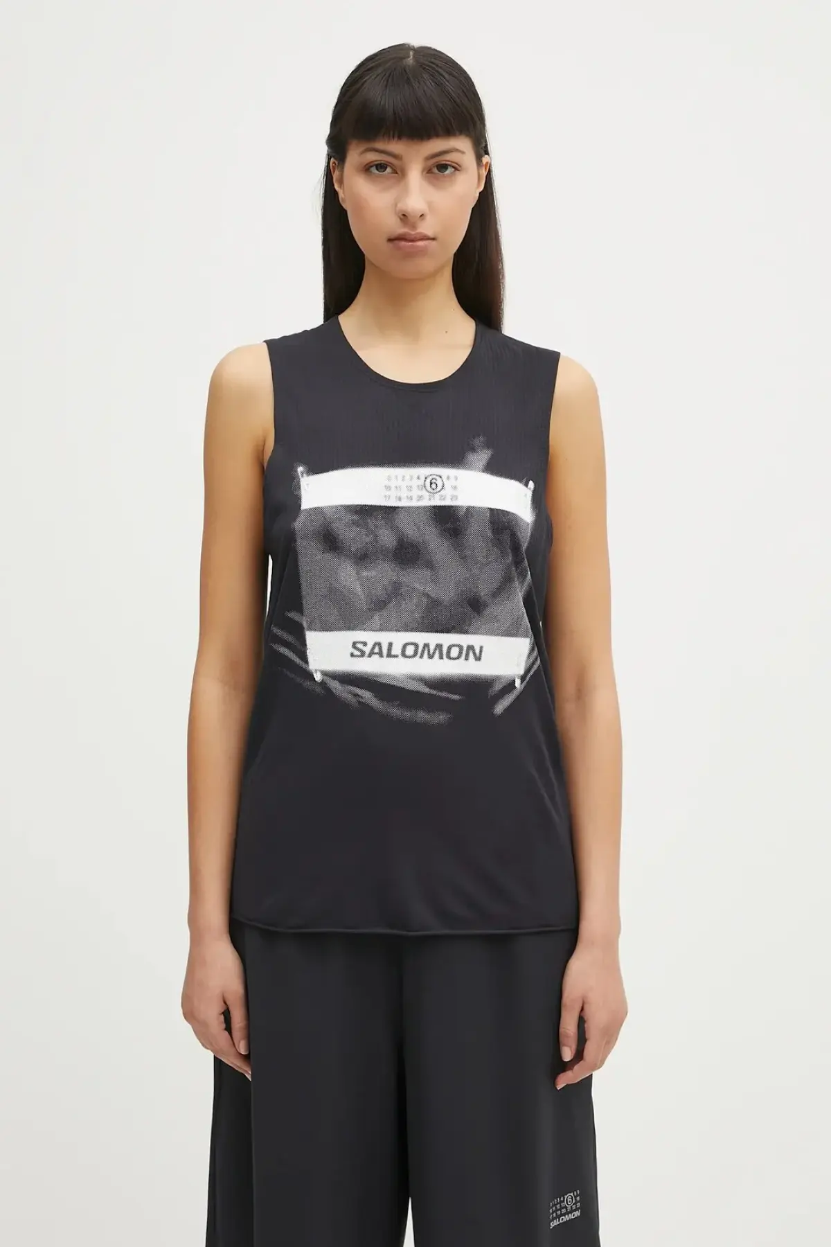 Топ MM6 Maison Margiela x Salomon цвет чёрный S52NL0071.M20101