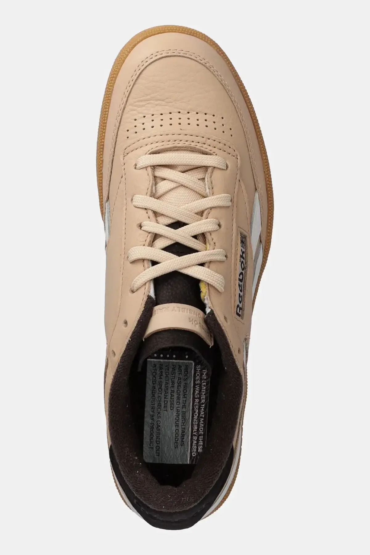 Кожаные кроссовки Reebok Club C Revenge Vintage цвет коричневый